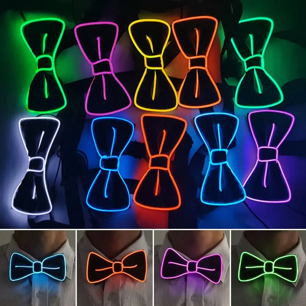 

Мужской галстук-бабочка со светодиодной подсветильник кой