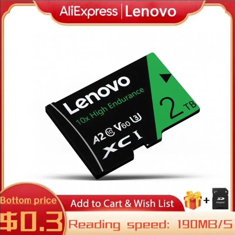 SD-карта памяти Lenovo 512 ГБ 256 128 64