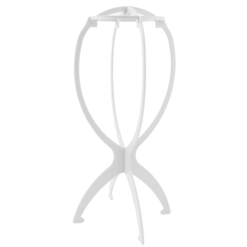 

1 шт., 4 цвета, регулируемые пластиковые подставки для париков, держатели для головы парика, подставка для головы манекена, портативная склад...