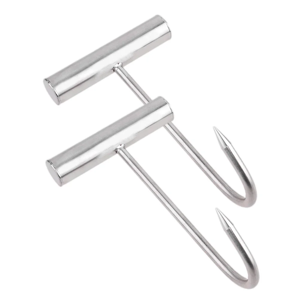 

2pcs Stainless Steel Hooks Meat Hanging Hooks Meat Hangers Pork Hanging Hooks