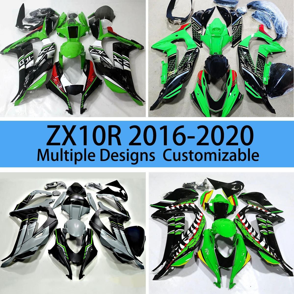 ZX10R 2016 2017 2018 2019 2020 Обтекатели пластиковые детали корпуса мотоцикла для KAWASAKI ZX 10R