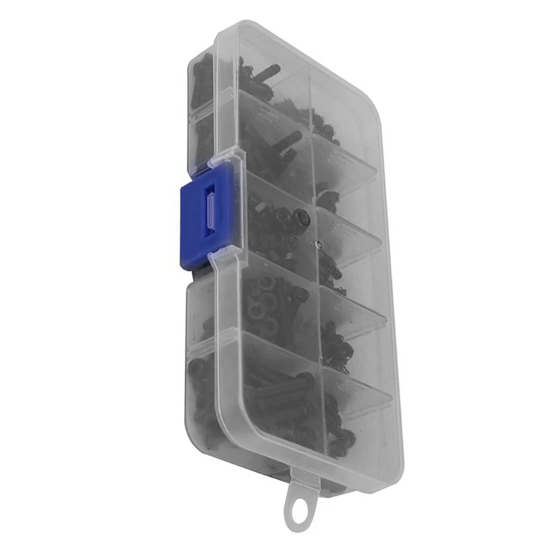 

Большая сделка, 400 шт. M2 M3, черная Шестигранная розетка, круглая магнитная гайка, Набор Шайб, набор в ассортименте