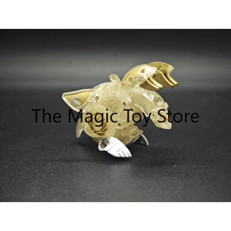 Фото Оригинальная коллекционная фигурка Sega Toys Split Walking Bug Bakugan с прозрачным корпусом, металлическими ножками и маркировкой G на голове, трансформируемая, для демонстрации №2