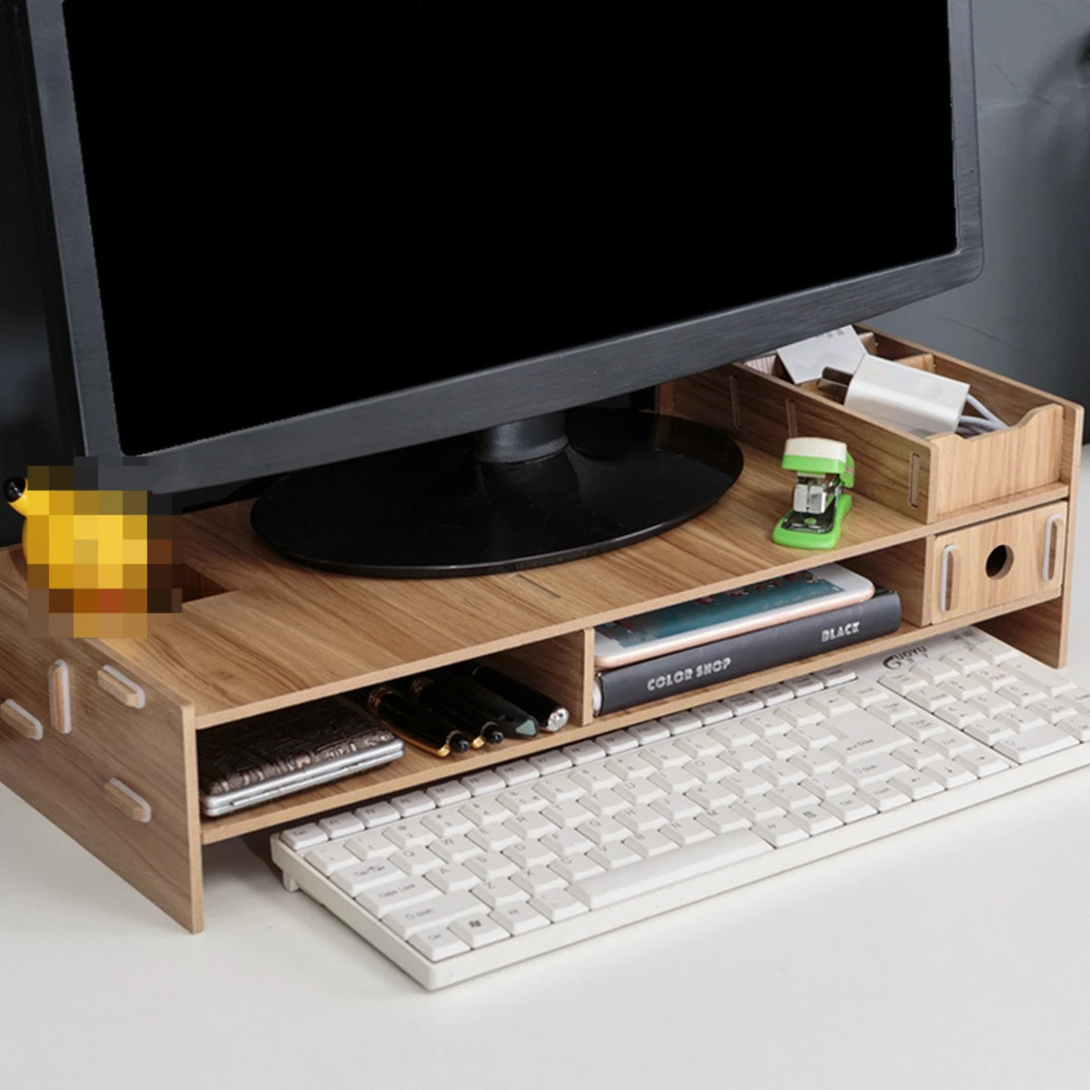 

Подставка для ноутбука, деревянная настольная подставка для монитора, стойка для компьютерного экрана, прочная подставка для ноутбука, нас...