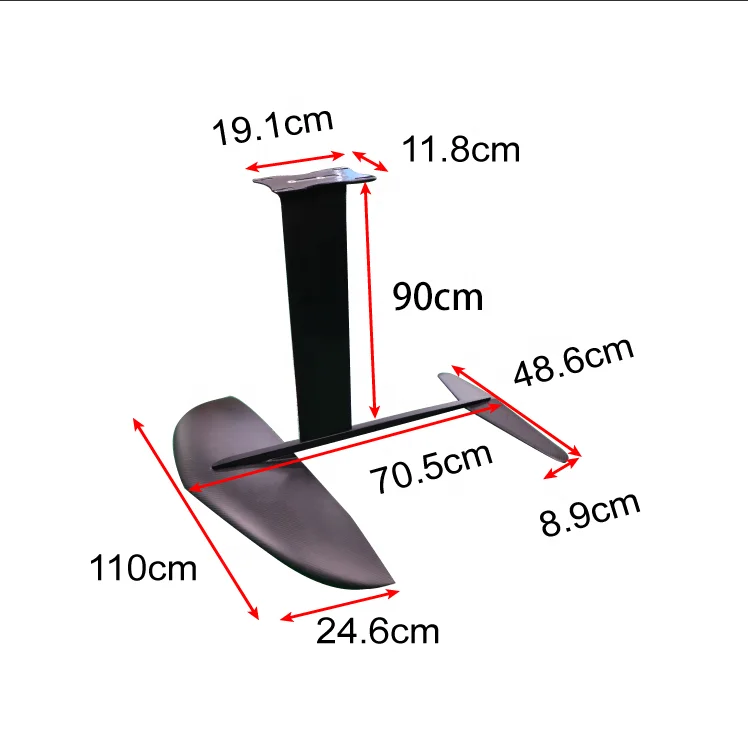 Надувной воздушный змей из гидрофольги для серфинга и гидрофольга Прямая
