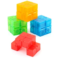 transparent magical infinite cube anti stress flip cubic puzzle 2x2 pocket cube exquisite decompression toys unisex fidget toys