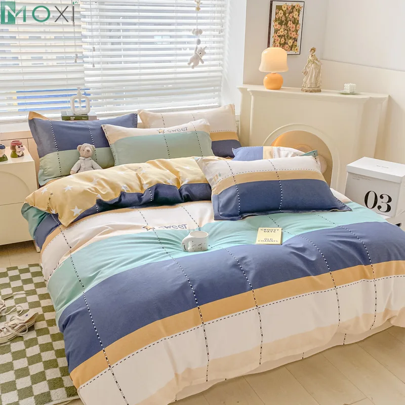 Пододеяльник с милым мультяшным принтом 220x240 пододеяльник рисунком для взрослых