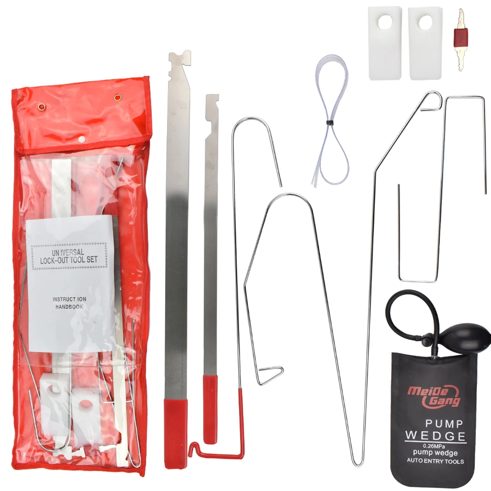 

Автомобильный универсальный автомобильный дверной ключ, потерянный клин, аварийное открытие, разблокировка, портативные наборы инструментов для открытия, воздушный насос, автомобильные аксессуары