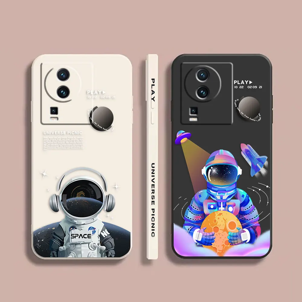 

Phone Case For VIVO IQOO 5 7 8 9 10 11 Pro 5G Z3 Z5 Z6 Z7 NEO3 5 5S 6 7 Case Cover Funda Cqoue Shell Capa Space Angel Astronaut