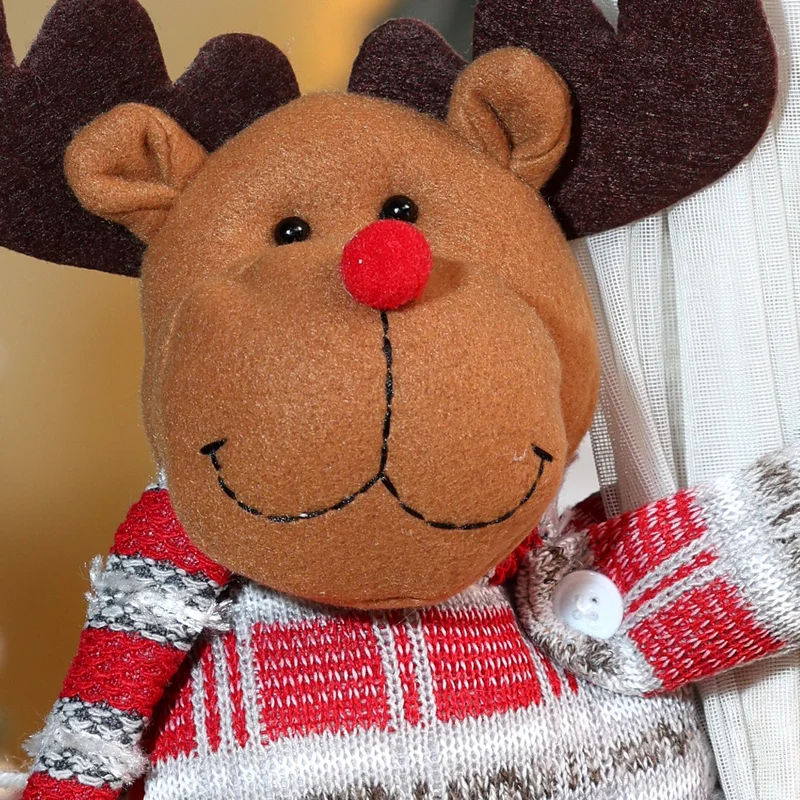 Рождественская пряжка для штор рождественские украшения дома Санта-Клаус