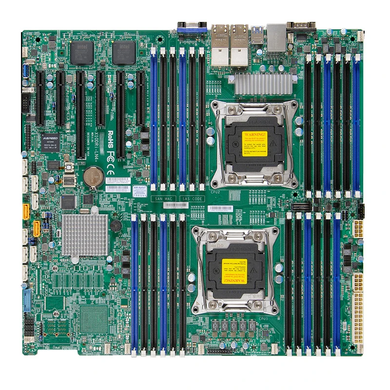 

X10DRi-LN4+ Original For Supermicro Dual-channel Server Motherboard 4 Gigabit Ethernet Port C612 Perfect Test