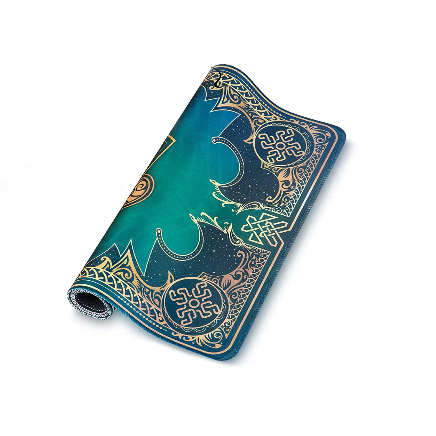 Голографический Блестящий игровой коврик YGO God of the Herald Foil 2 мм не Прошитые края