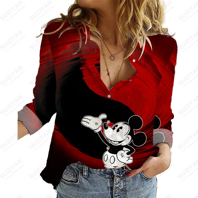 

Рубашка с отложным воротником и длинным рукавом, весна-осень