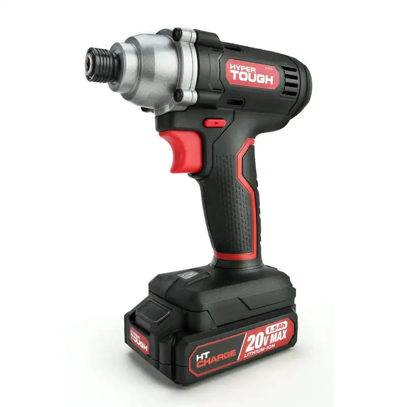 

20V Max Lithium-Ion Cordless Driver, 1/4 inch Quick Release Chuck with 1.5Ah Lithium-ion Battery & Charger, Bit Holder & LED Li