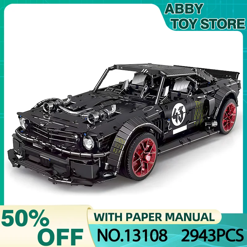 MOLD KING 13108 Конструктор гоночного автомобиля 2943 деталей