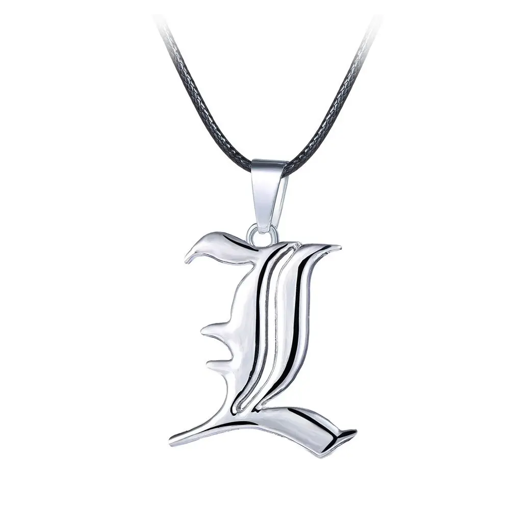 

Anime Death Note Necklace Ryuk Ryuuku L·Lawliet Yagami Light Metal Necklaces Pendants Cosplay Accessories Figure Kids Toys Gifts