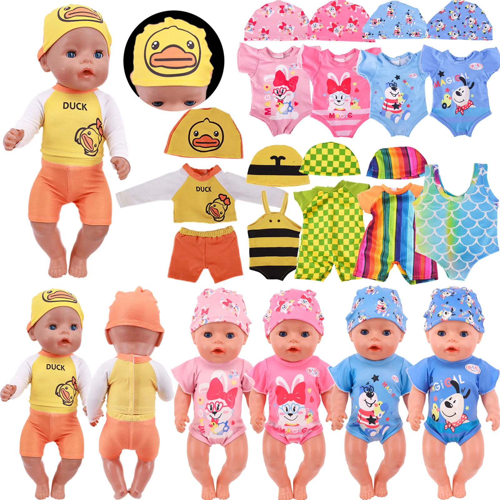 For 18inch American Doll Girl&43cm Reborn Baby Doll Item Acc