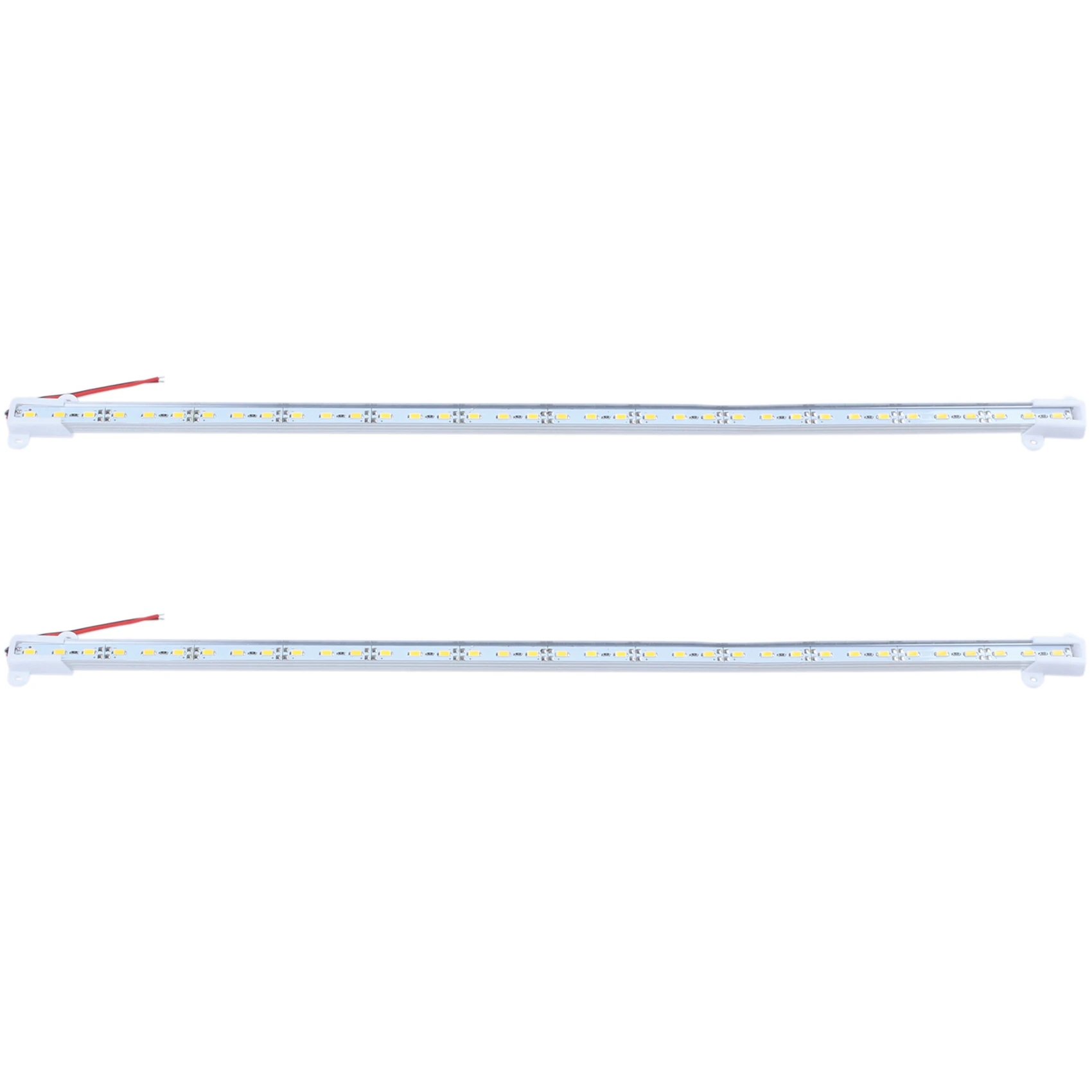 

2X 50CM 12V 36 LED 5050 SMD Hard Strip Bar Light Aluminum Rigid Warm White