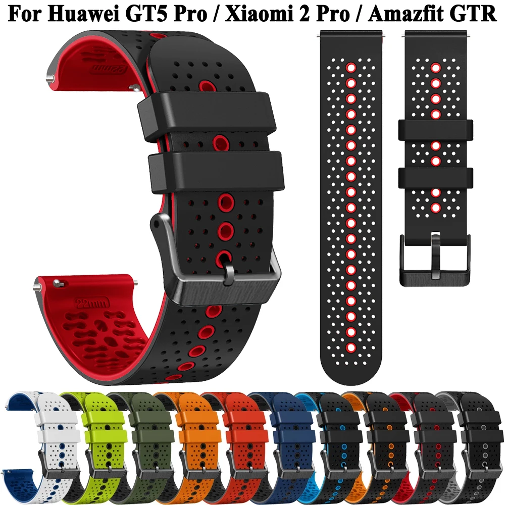 Сменный ремешок для умных часов Huawei GT5 Pro Xiaomi S3 S2 S1 Amazfit GTR Garmin Venu 3 Suunto Ocean Zeblaze Btalk
