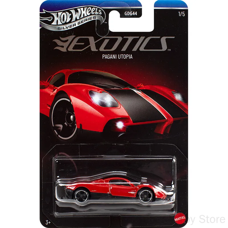 Фото Коллекционная модель автомобиля Hot Wheels из литого сплава Ferrari Laferrari GDG44, серия Silver Series, экзотические автомобили для коллекционеров и энтузиастов. №5
