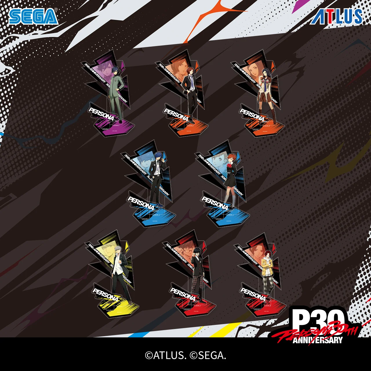 Оригинальная акриловая фигурка Persona 30th Anniversary Vol.3 в полный рост, аниме-фигурка SEGA, товары ACG, декор для стола, коллекционные игрушки, подарок (art.: 3920daefda4a8) - 3920daefda4a8