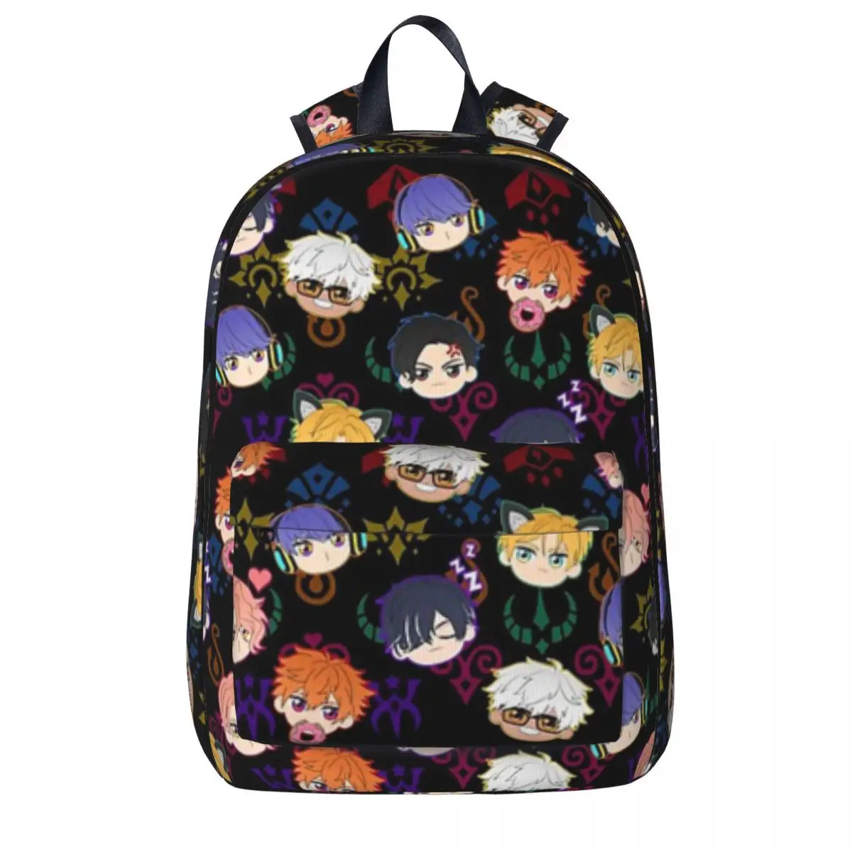 

Obey Me - Demon Brothers Backpacks Student Book bag Shoulder Bag Laptop Rucksack Waterproof Travel Rucksack Children School Bag
