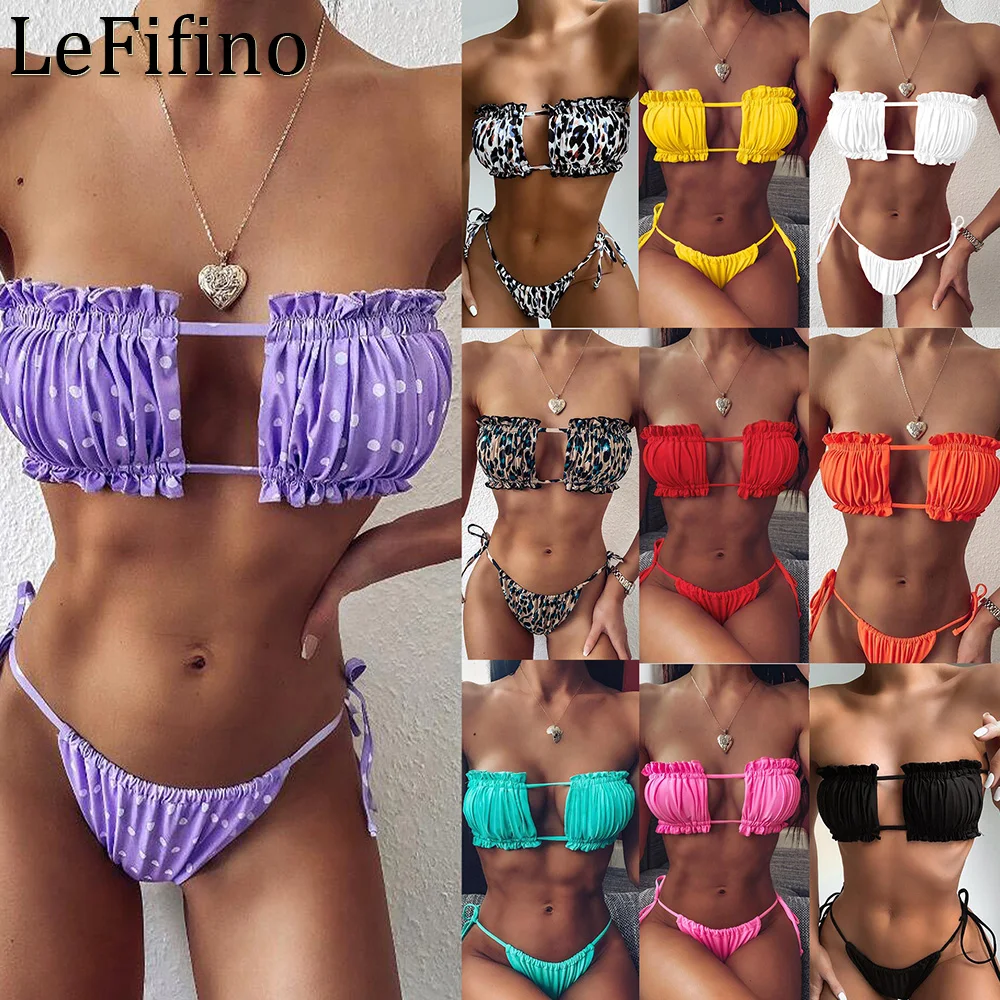 

Летняя мода, сексуальный европейский и американский стиль, горячая Распродажа, женское бикини, однотонное леопардовое пляжное зеленое