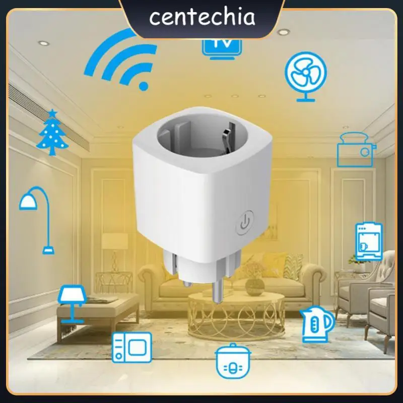 

Mutifunctional Wifi Socket Wifi Dual Mode Power Monitoring Ewelink Timer Socket Timing Function Voice Control Ewelink