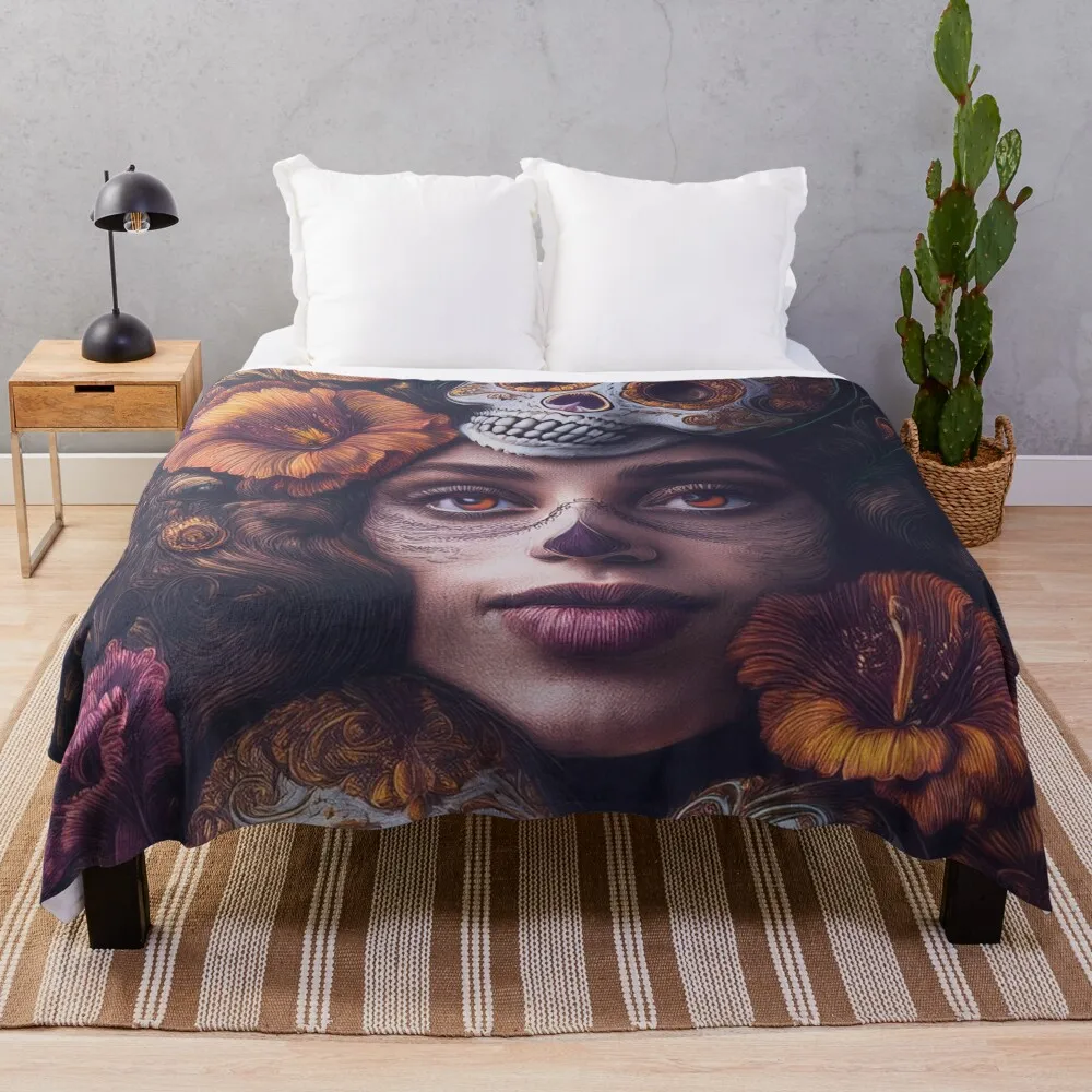 Одеяло Retrato y Calaveras Свободные роскошные одеяла St