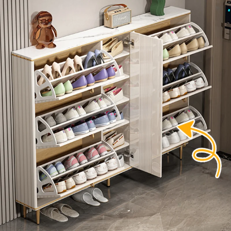 Роскошный Современный женский шкаф для обуви мужской хранения ультратонкий