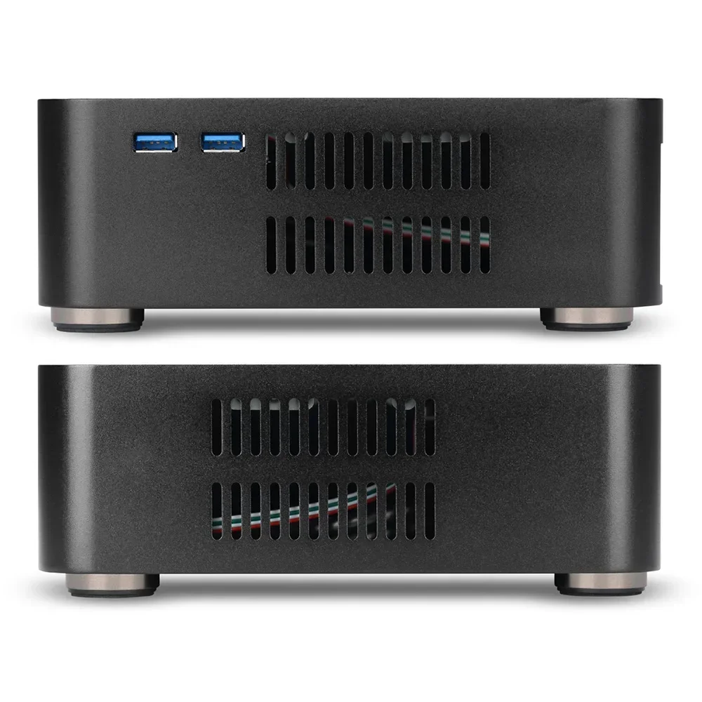 Фото Корпус для компьютера RGeek L65S Mini ITX, USB 2.0/3.0, алюминиевый корпус для мини-ПК, шасси HTPC №5