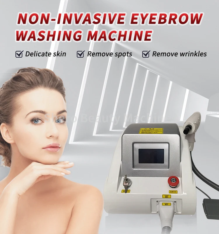 Enlarge Tattoo Removal Nd Yag Laser Portable Machine Q Switch Picosecond Laser Speckle Removal Eyeline Remove With 532nm 1064nm 1320nm