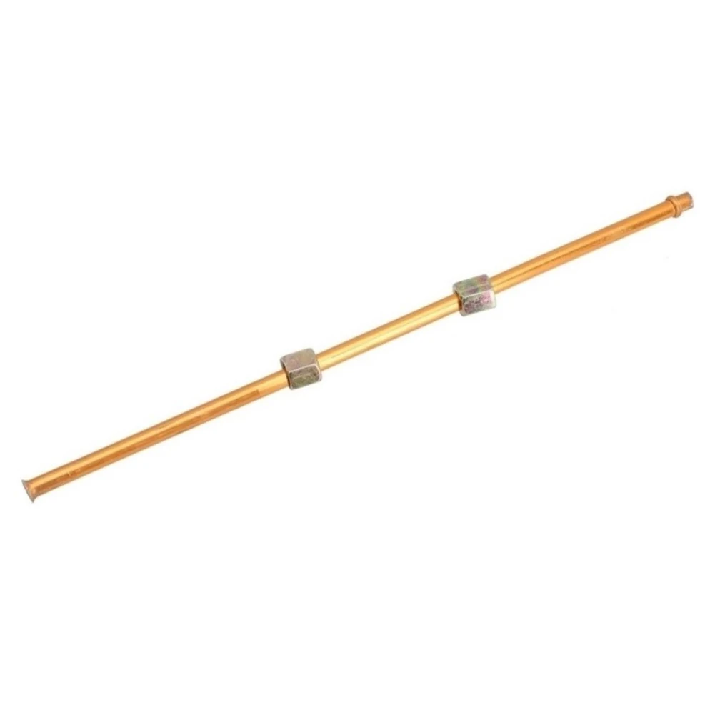 

Air Compressor Exhaust Tube 9mm Approx.400mm/15.75\" Bell Mouth Copper Easy To Install Hex Nut Punch Mouth Brand New