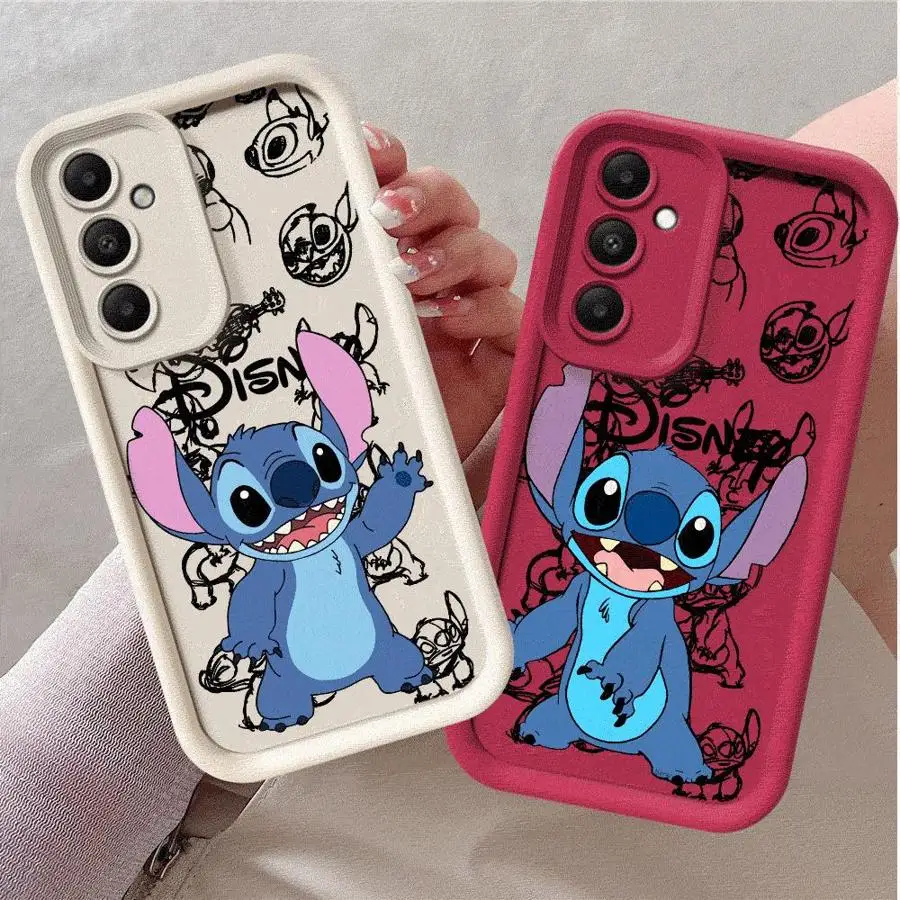 Милый чехол для телефона Disney Stitch Galaxy A20 A50s A10 A04 A10s A20s A30 A50 A03 A03s A04s A04e A71 A31 5G