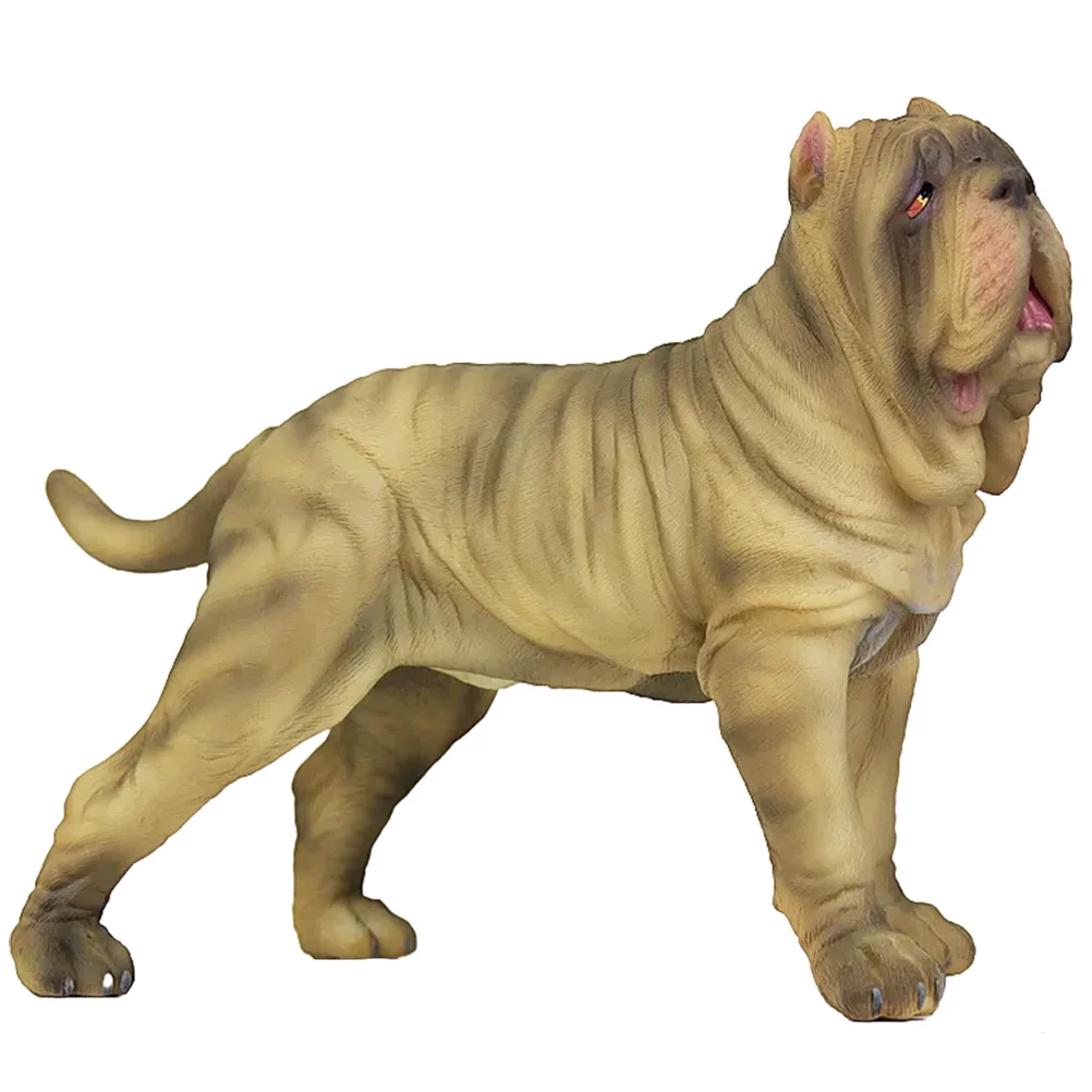 

Dog Ornament Desktop Statue Kids Model Toy Decor Topper Cupcake Table Dogs Cake Figure Figures Puppy Mini Realistic Figurine