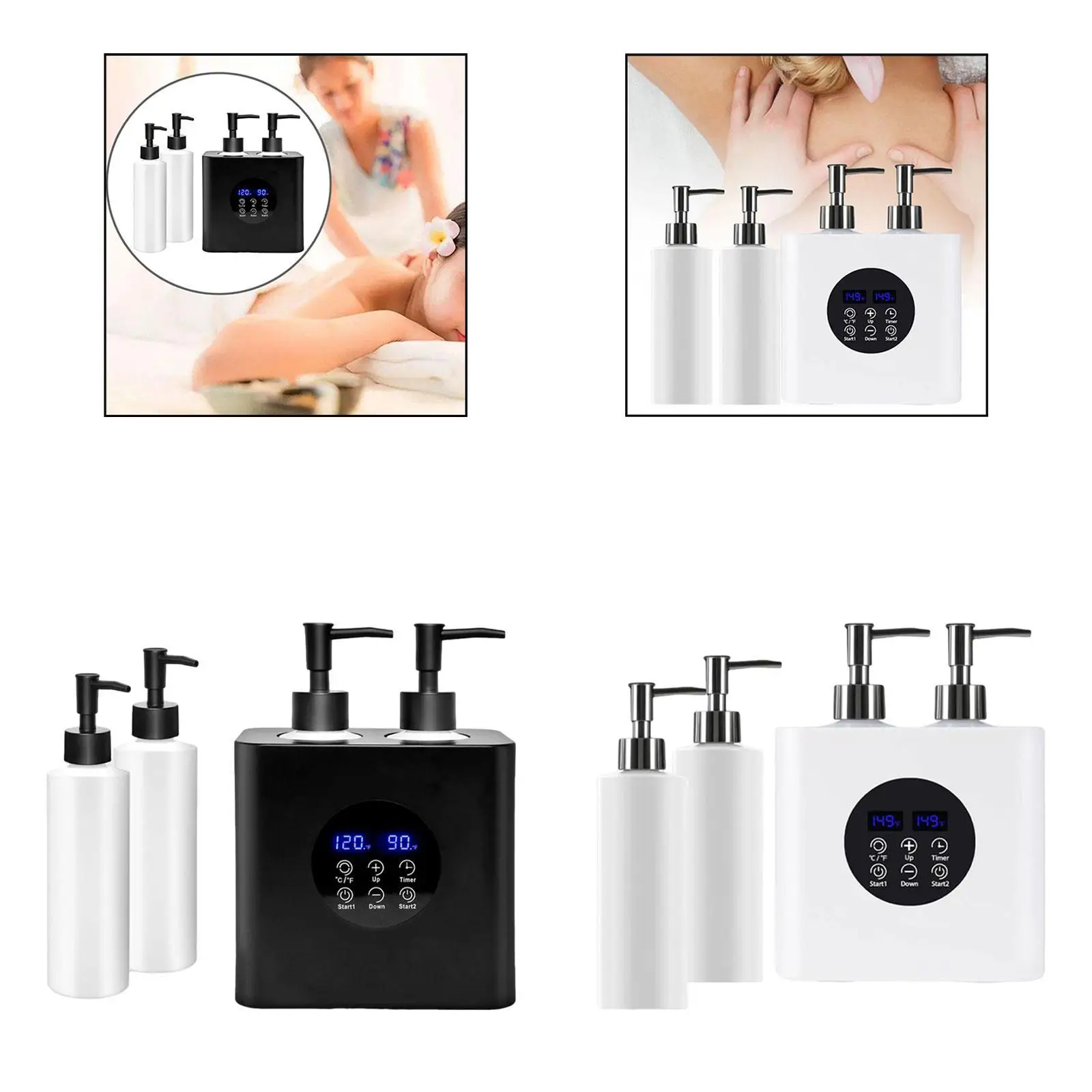 Нагреватель масла с двойной бутылкой многофункциональный портативный