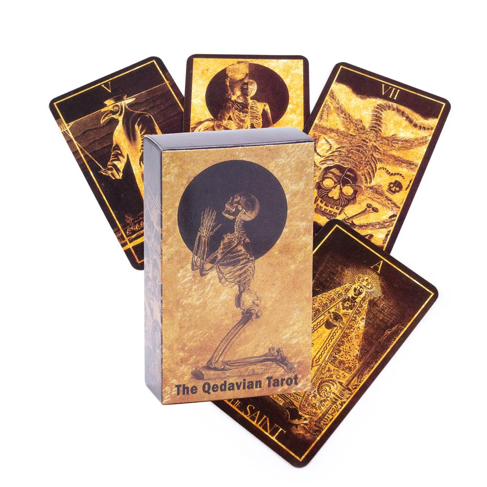 

The Qedavian Tarot English Terrorist Realism Cards Divination Board Games Deck