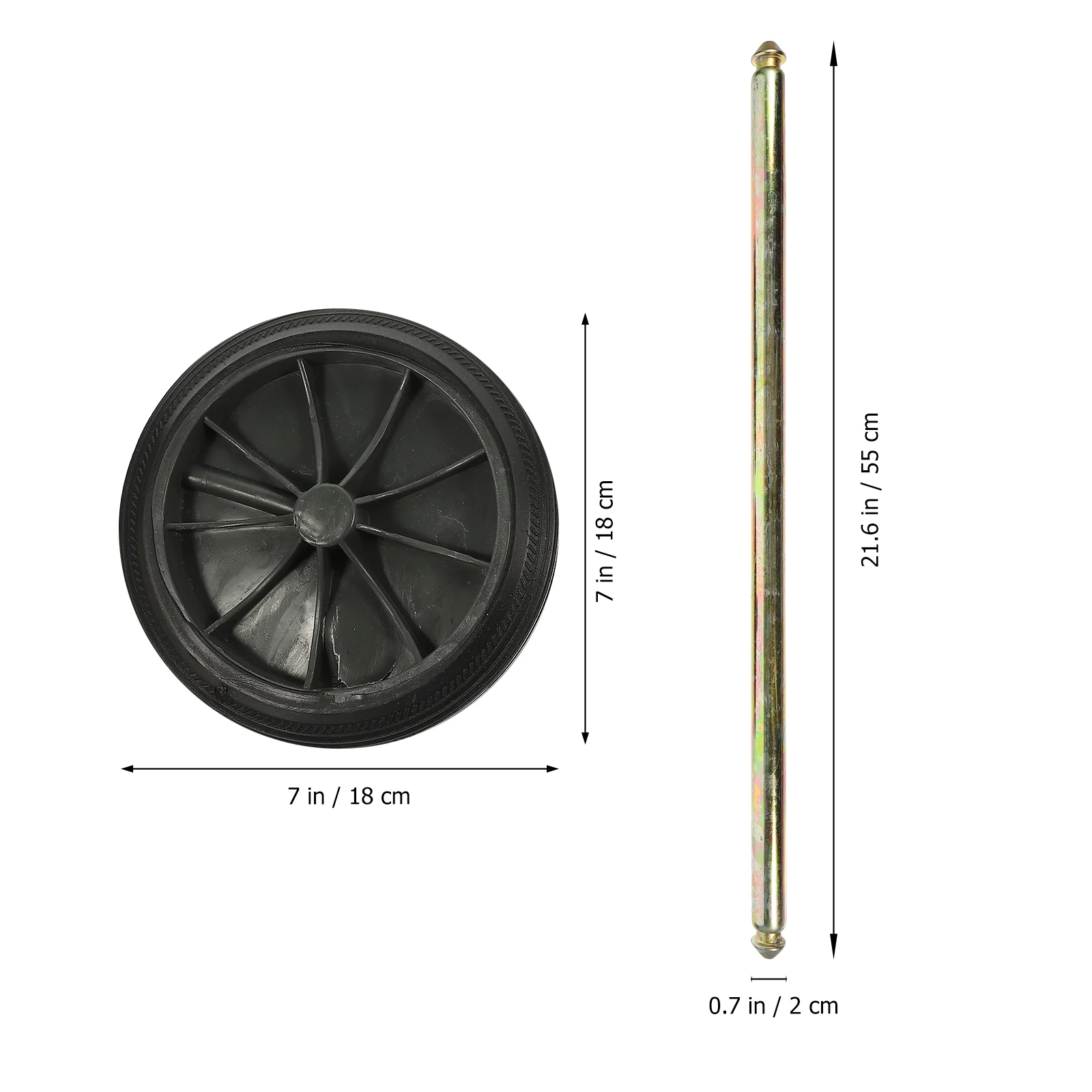 Колесо для мусорного бака колесо сменный шкив аксессуары резиновая корзина