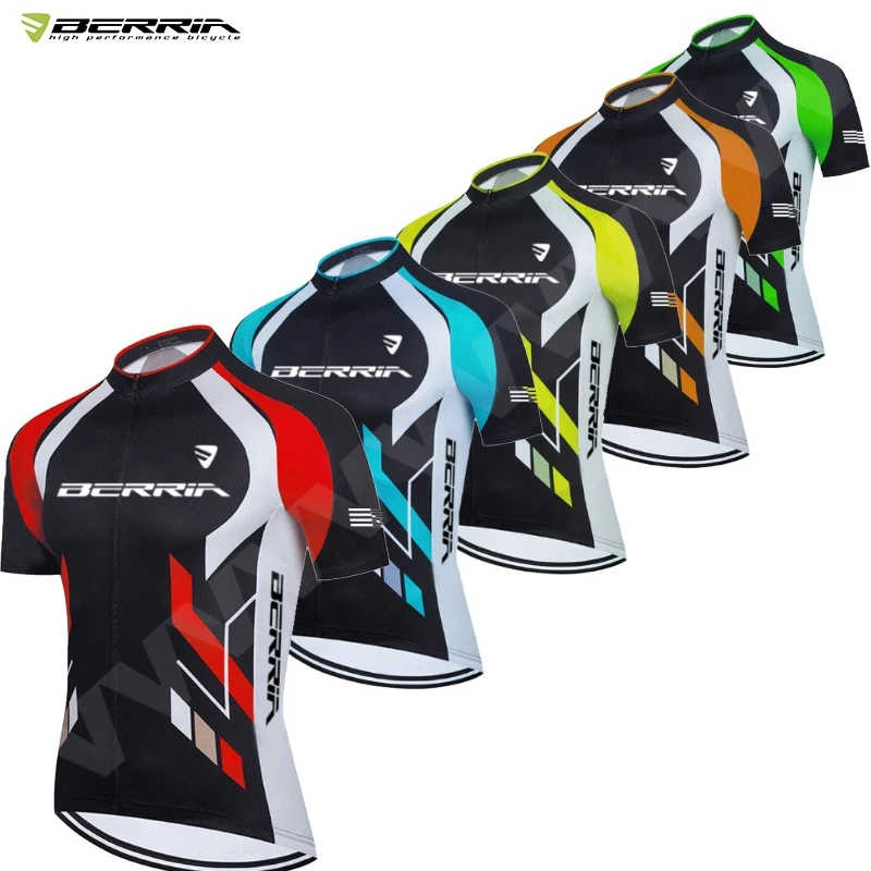

Berria Summer Raphaing Cycling Jersey Set Breathable MTB Bicycle Clothing Cycling Mountain Bike Maillot Ropa Ciclismo