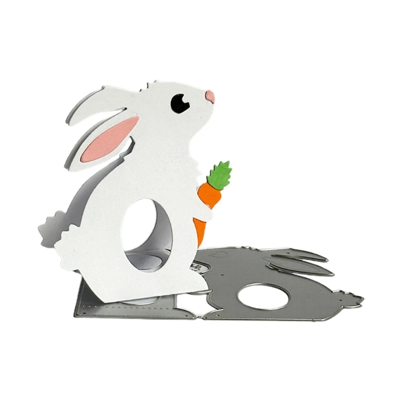 

Easter Rabbit Box Metal Cutting Dies Stencils for DIY Scrapbooking Decorative Embossing Paper Cards Template Die Cuts DropShip