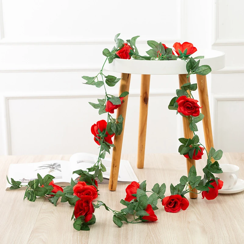 

Wedding simulation flower home decoration Artificial plants ceiling shooting props simulation rose vine