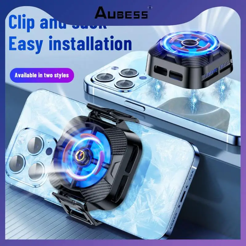 

150mah Cooling Fan Radiator Magnetic Suction Heat Dissipation Heat Sink For Cellphones For Gamers Stable For Phone Type-c