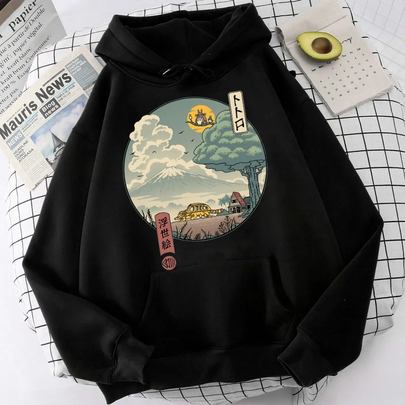 

Studio Ghibli Totoro hoodies female graphic printed streetwear printed female sweatshirts printed 2022