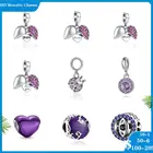 Женский браслет из серебра 100% пробы, с Шармами