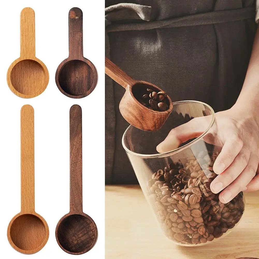 

Walnut Kitchen Accessories Coffee Bean Scoop Measuring Tools Wooden Sugar Spice Scoop Coffee Spoon Measuring Spoon
