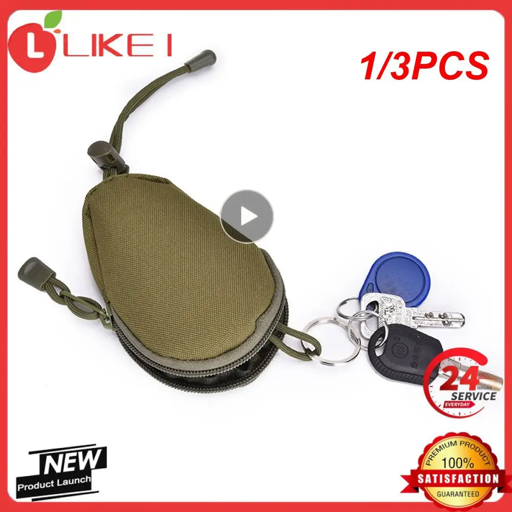 

1/3PCS Durable Key Case Fashion Storage Bag Skin Friendly Portable Sports Accessories Storage Simple Multifunction Solid Outdoor