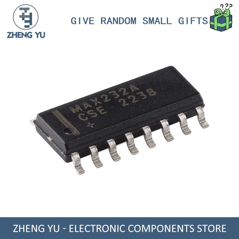 

MAX232ACSE+T SOIC-16+5V POWERED MULTI-CHANNEL RS-232 DRIVER/RECEIVER CHIP