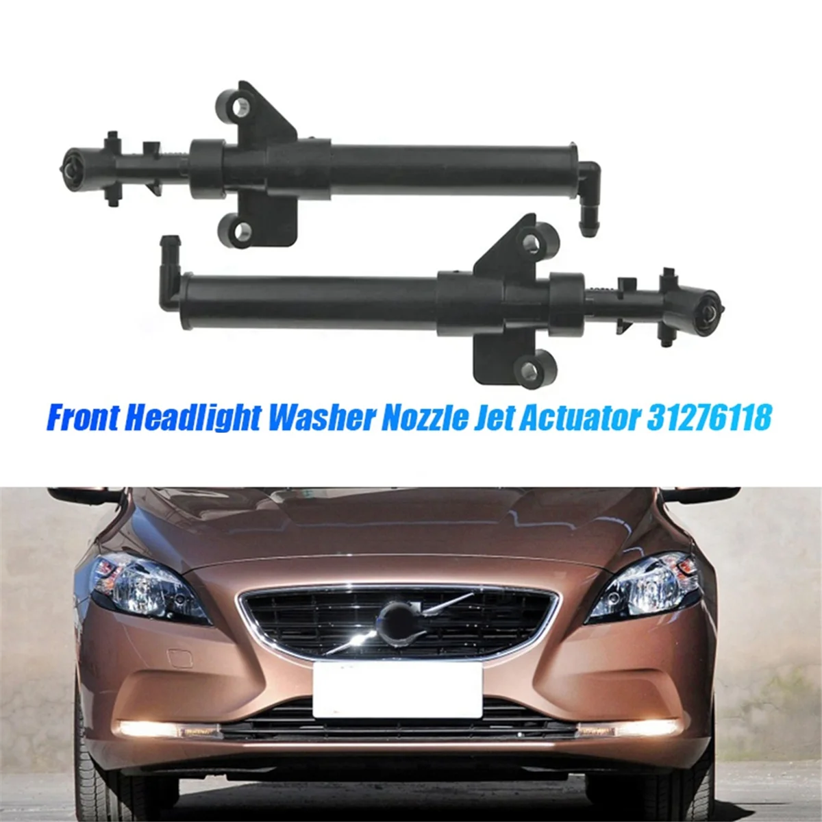 Форсунка омывателя левой передней фары 31276117 Для Volvo V40 Cross Country 13-2019 автомобильная