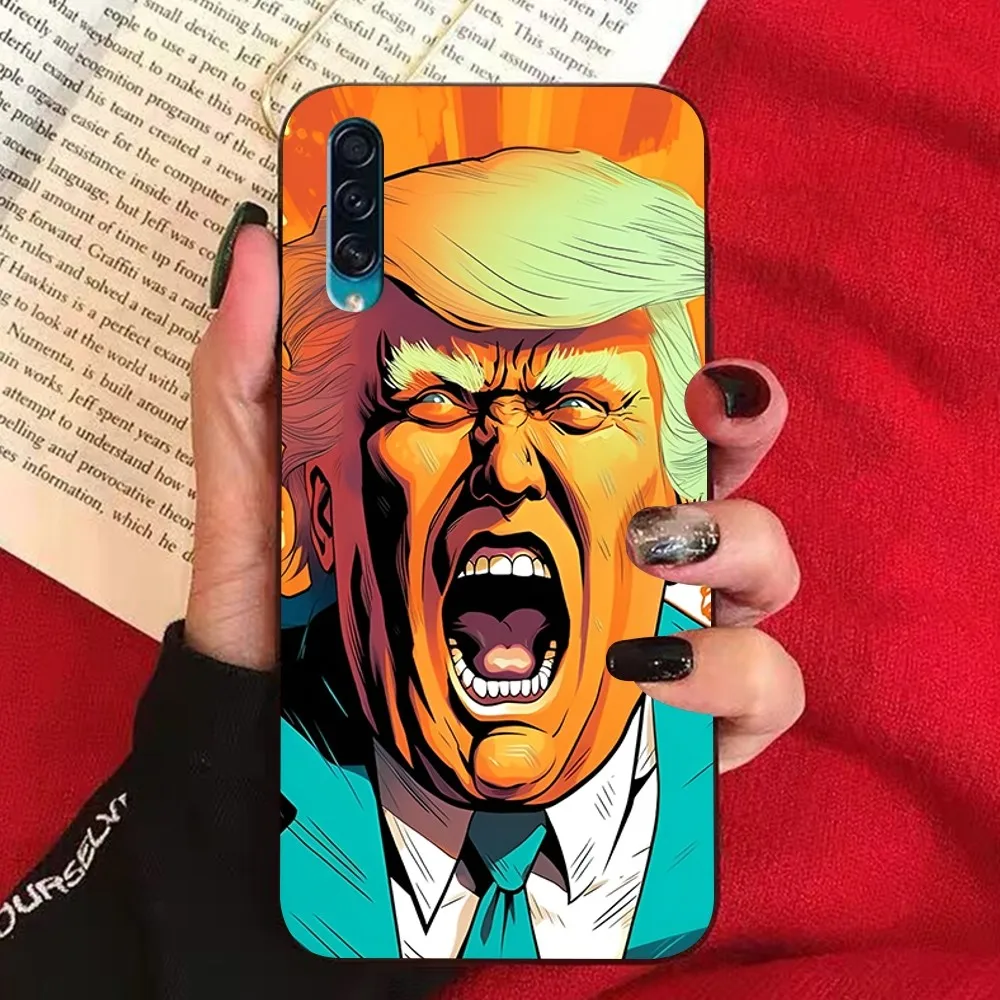 Cartoon Trump Fun Phone Case For Samsung A 10 11 12 13 20 21 22 30 31 32 40 51 52 53 70 71 72 73 91 Shell