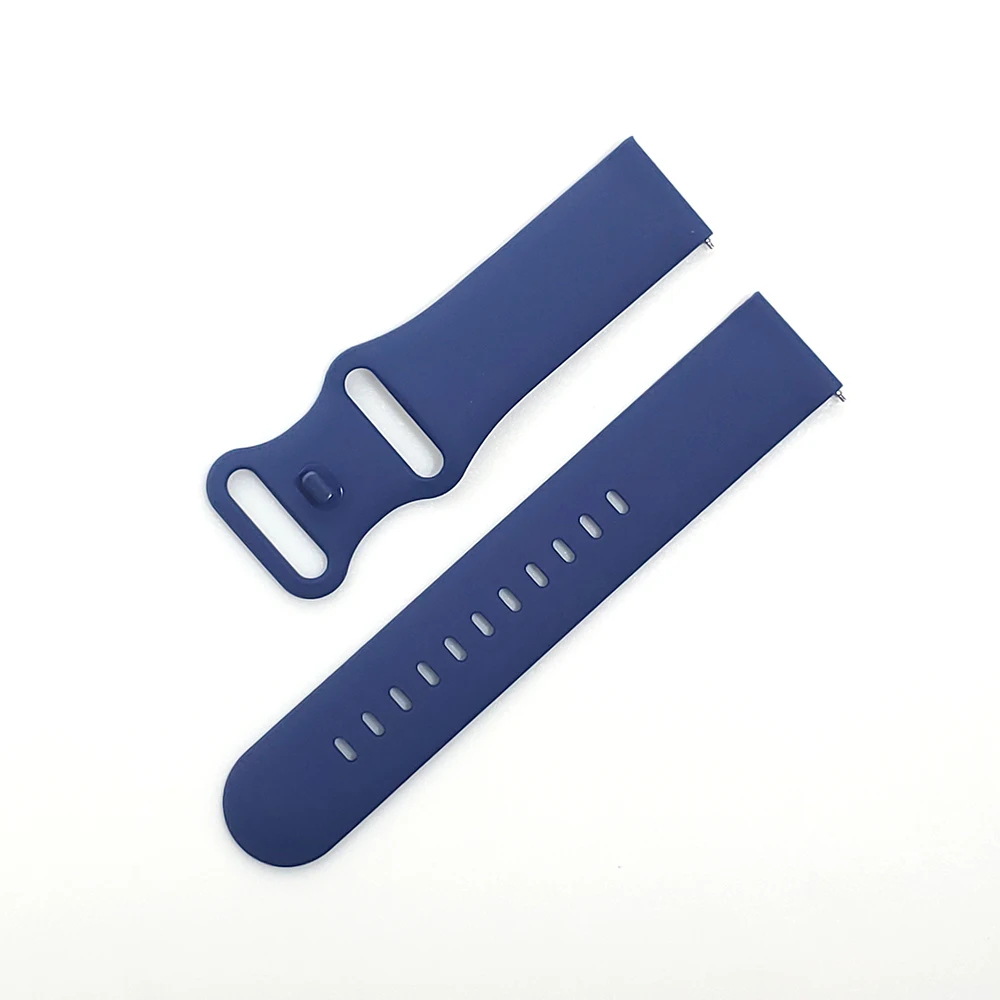 22mm Sport Soft Silicone Double buckle Strap for Oneplus Watch Strap for one plus watch Bracelet Replacement Watchbands